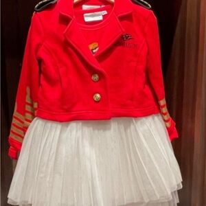Disney Cruise Line Minnie Captain Jacket, Dress and Pants -Youth Medium (7/8)